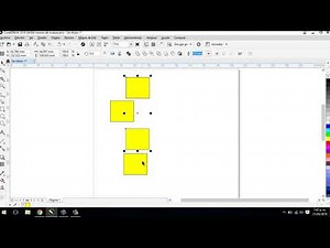 Duplicar, alinear y distribuir objetos en Corel Draw