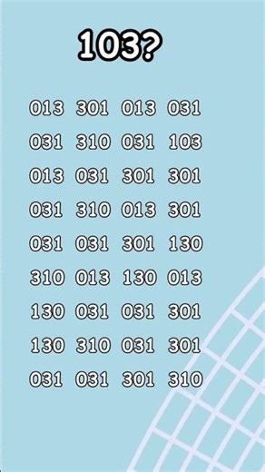 "Can You Find the Number 103? | Number Puzzle Challenge"
