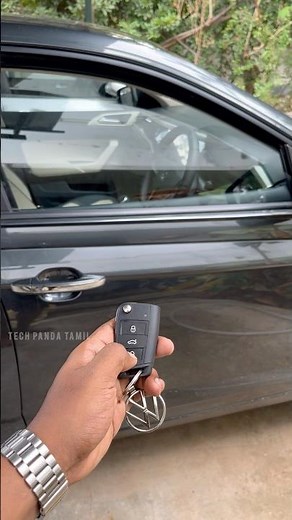 Open window with key 🔑 💖 #virtus #vw #cartips