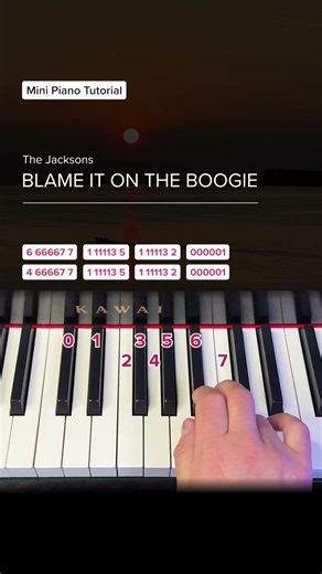 Blame It On The Boogie - Easy Piano Tutorial #pianotutorial #learnpiano #blameitontheboogie #mj