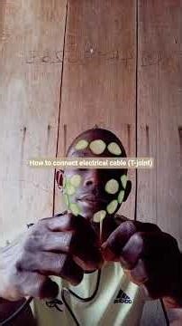 How to join electrical cable (T-joint) part II #electric #singlephase #ecg #singlephaseelectricity