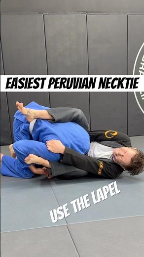 How to do the Peruvian necktie in the gi #bjj #bjjtechnique