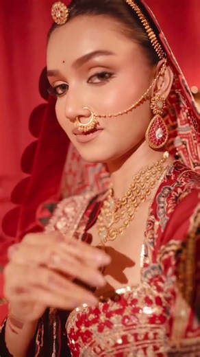 #Repost - Royal Bridal Look 2026–27 ✨ Modern Indian Bride by #nityabajaj | #labelnityabajaj