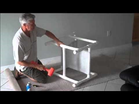 How to Remove a Fabric Sling from a PVC Outdoor Chair