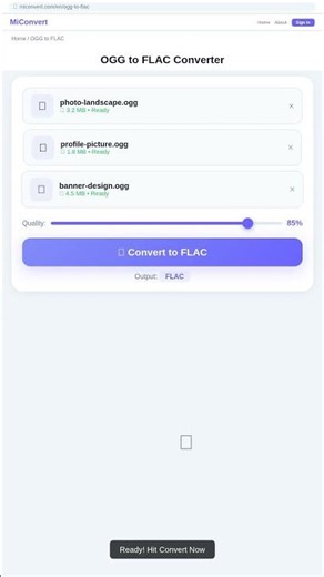 OGG to FLAC — Easiest Way Ever! #Shorts