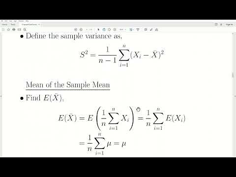 ims53 - Using MGFs to show that the sample mean and variance are independent