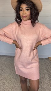 14K views · 182 reactions | It's officially sweater [dress] weather!  Shop dress: https://bit.ly/3duB2UH | Pink Lily | Facebook