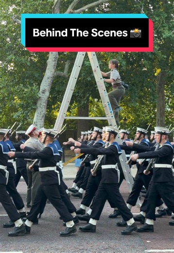 Here’s a fun behind-the-scenes look at photographing The Massed Bands of His Majesty’s Royal Marines and the Royal Navy Guard of Honour as they march down The Mall 🇬🇧 People don’t always see what goes on behind the scenes — the patience, preparation and dedication that goes into capturing that perfect photo or video 📸 🎥 @KingsGuardTours 🎬 16 July 2026 📍The Mall, London #BeatingRetreat #RoyalMarines #RoyalNavy #Photography #BehindTheScenes