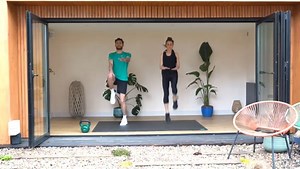 Home workout mat video