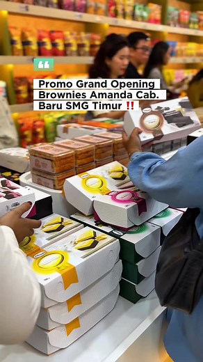 🎉 Amanda Brownies BUKA CABANG BARU di SEMARANG TIMUR! 🎉 Warga Pedurungan & sekitarnya, sekarang makin dekat! 📍 Jl. Brigjend Sudiarto No. 234, Semarang Timur Outlet baru ini hadir dengan konsep lebih fresh & Instagramable! 🤩 ✨ Promo Grand Opening: 🍫 15–17 Okt: Beli 2 Brownies, GRATIS 1 Original 🍫 18–24 Okt: DISKON 20% semua produk 🎁 18 Okt: Beli 3 Brownies, GRATIS Tumblr (selama persediaan ada) 💸 25–31 Okt: Beli 3 Brownies, potongan Rp10.000 🍌 Sampai 19 Okt: Bolen Lilit diskon 20%! 📅 Ja