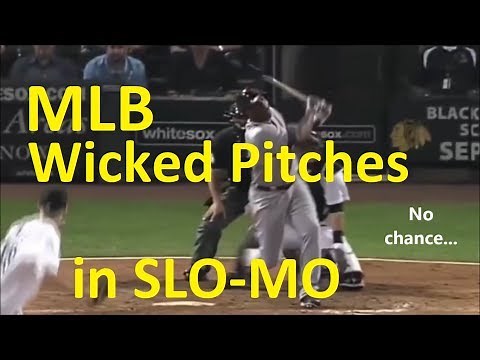 16 WICKED MLB PITCHES in SLOW MOTION - Major League Baseball MLB Super Nasty Pitchers