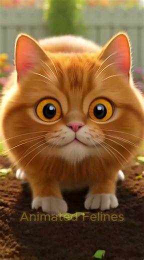 The Secret Behind This Cat’s Garden! 🥕😂 #3danimation #funnycats #catlife #catlovers #animatedfelines