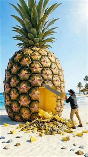 Homeless Boy Builds a Pineapple House to Survive 😱 | Ultimate Survival Hack #shorts