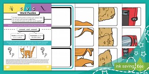 Word Puzzles: CVC Words