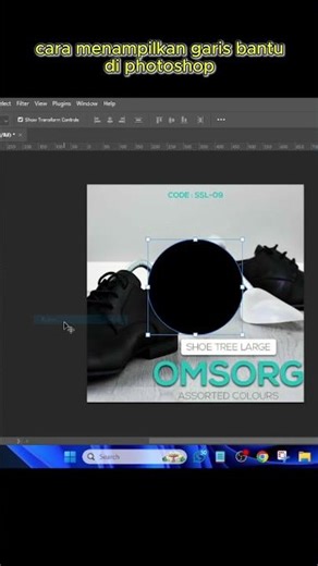 cara menampilkan garis bantu di Photoshop #photoshop