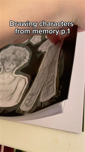 Drawing characters from memory part 1 #art #drawing #fyp #fy