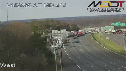 Traffic stalled after portion of Beltway outer loop is shut down for 'police activity'