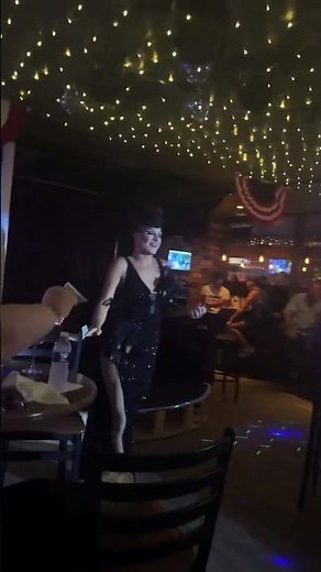 Captivating Drag Performance at Local Bar#dragqueen #liveshow #nightlife #performance