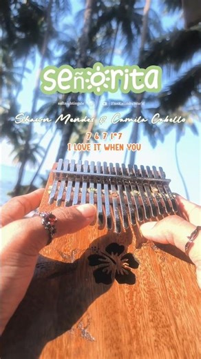 Señorita 🌷✨ Shawn Mendes + Camila Cabello #kalimbatabs #tutorial