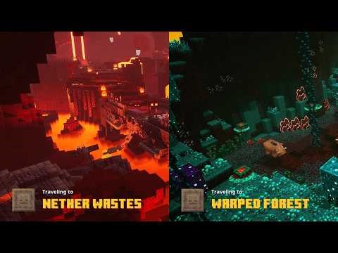 Multiplayer Mondays Minecraft Dungeons Part 26: Nether Wastes + Warped Forest