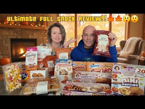 Ultimate Fall Snack TASTE Test 2025!!🍁🍁🍁😲😲😲