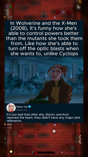 In Wolverine and the X-Men (2008), It's funny how she's able to control powers