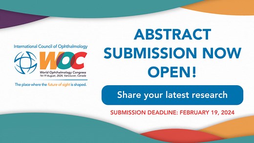 Abstract submissions are open for the World Ophthalmology Congress 2024! We invite all #Ophthalmologists and #EyeCareProfessionals to share their latest research at #WOC2024 as we come together for another groundbreaking Congress. Don't miss this opportunity to showcase your work on an international stage and help shape the #FutureOfSight. View the guidelines for abstract submission here: https://icowoc.org/abstracts/ Abstract submission deadline: February 19, 2024 #Ophthalmology #EyeCare #EyeSi