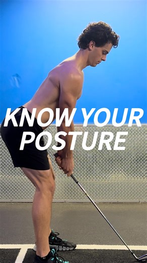 KNOW YOUR STATIC POSTURE👇 Ever had a coach try to adjust your setup position to neutral, but you just can’t get there? It might not be a lack of skill or awareness—your body’s imbalances could be the culprit… Set yourself up for success by understanding the following: 1. C-Posture: This occurs when the golfer presents roundness from their tailbone to the neck. A typical cause of this is tight pecs and traps that round your shoulders. 2. S-Posture: This occurs when the golfer presents too much a