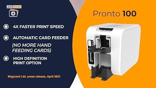 Magicard Pronto 100 and webcam