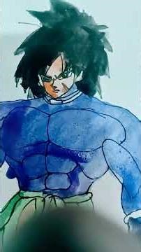 broly drawing 🔥💯 # dragon Ball super#drawing #viral #shorts #pencildrawing