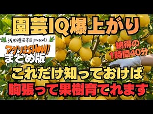 【有料級1時間30分越え】大量に美味しい果樹採れます アグリまSHOWまとめ