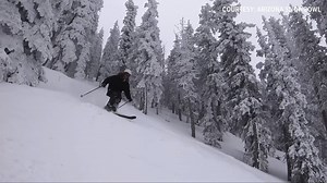 60K views · 1.2K reactions | ❄️ FRESH POWDER ❄️ Thanks to Arizona Snowbowl for sharing this great footage. The area received 41 inches of snow in past 7 days! | 12News | Facebook