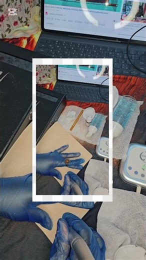 watch me practice microshading on a latex paper for beginner Artists #microshading #pmu #ombrebrows