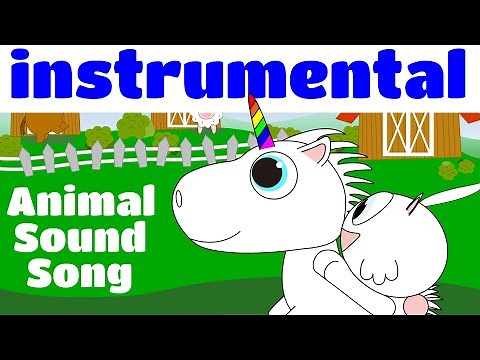 Animal Sound Song | instrumental karaoke | FUN RHYME