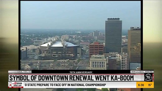 A look back at the Market Square Arena demolition in Indianapolis