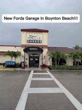 New Fords Garage In Boynton Beach!!!
