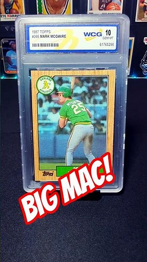 1987 Topps Mark McGwire — 80's Hobby Boom 🔥 Big Mac’s Rise Begins!