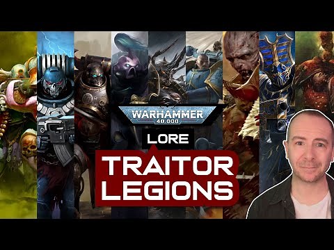 The NINE TRAITOR LEGIONS of the Chaos Space Marines | Warhammer 40,000 Lore Explained!