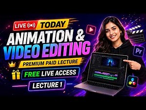 Animations and Video Editing Premium Lecture 01
