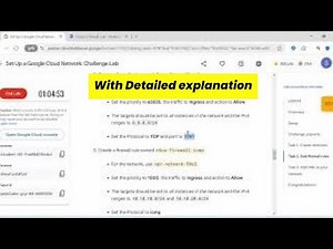 Set Up a Google Cloud Network Challenge Lab with Detailed Explanation