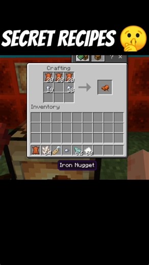Minecraft SECRET RECIPES | #minecraft