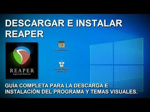 REAPER COCKOS - Descargar e instalar programa editor de audio + Instalación de temas