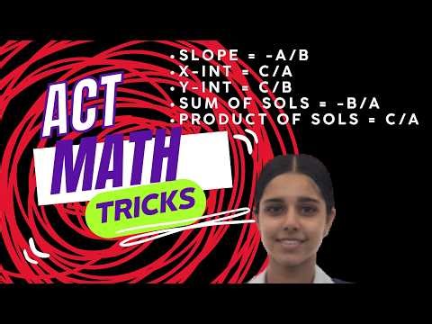 ACT Math Prep 2026 - Hidden and Quick Tricks!