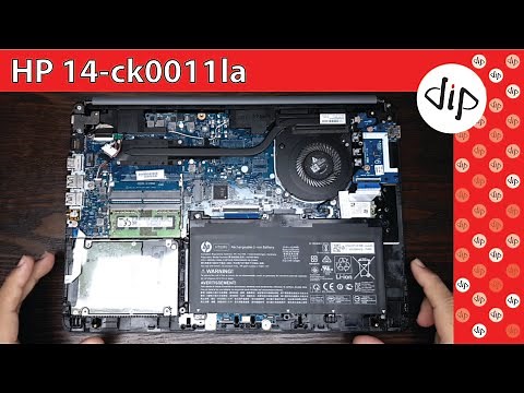 Como abrir la notebook HP14-ck0011la / Cambio a SSD