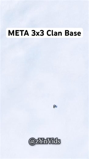 zYnVids on Instagram: "META 3x3 Clan base Footprint design in #rust #rustbase #shorts #rustclans"