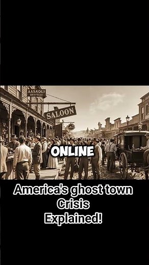 Ghost town crisis explained !!#usatoday #abandoned