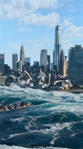 Part 3 - Terrifying POWER of Mega Tsunami! Witness the TERRIFYING power of a TSUNAMI as it unleashes DESTRUCTION on a modern city. The FLOODING is devastating, turning streets into raging rivers. Subscribe now for more on emergencies and the impact of NATURAL DISASTERS. ⚠️Disclaimer 🎥 This is a fully AI-generated, fictional video. 📌Any resemblance to actual people, places, or events is purely coincidental. 📢Created solely to raise awareness of the dangers of a Mega Tsunami. #fyp #tsunami #tow
