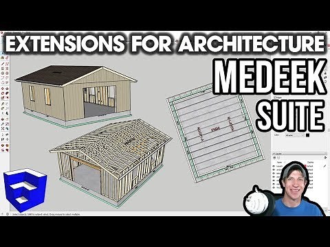 SketchUp Extensions FOR ARCHITECTURE - Detailed Buildings with Medeek Suite