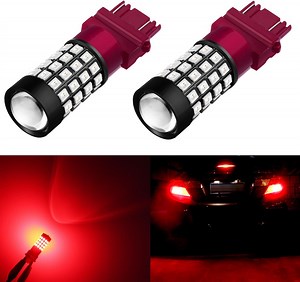 Alla Lighting Extremely Super Bright 3157 3156 3057 3056 T25 LED Bulb Pure Red High Power 2835 51-SMD LED Lights Bulbs for Replacing Turn signal Blinker Brake Stop Tail Light Lamps Replacement - Walmart.com
