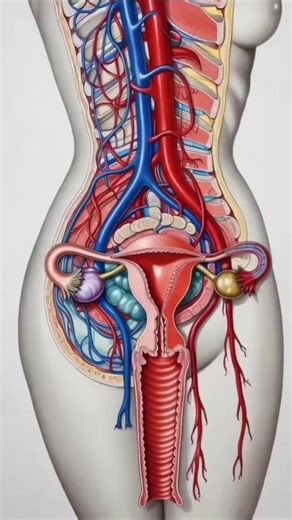 Understanding the Female Reproductive System #animation #ai #pencil #ytshorts #aivideo #foryoupage #foryou #usa_tiktok #education #education #fertilization #foryoupageofficiall #science #trending #3danimation